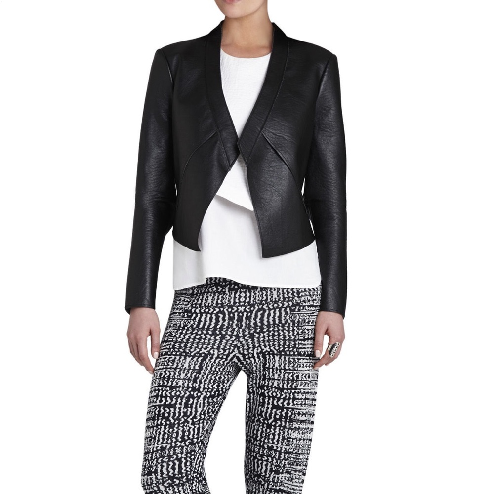 COPY - Lloyd Bonded Faux-Leather Jacket